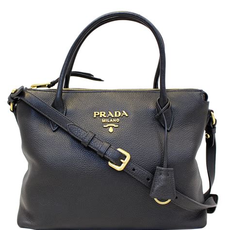 prada women leather black tote|prada denim tote.